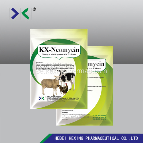 Neomycin 30% sulfatpulverfjäderfäläkemedel